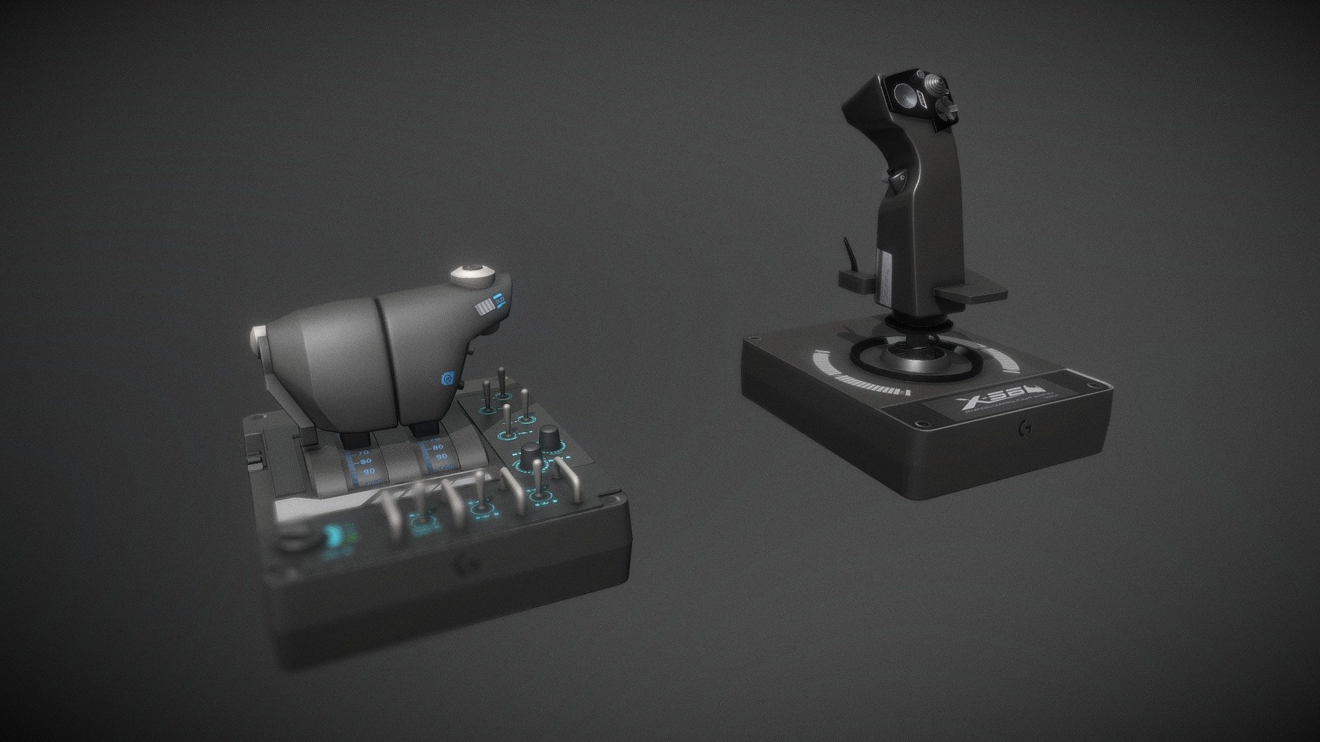 Logitech Flying joystick - 3D model by 孙嘉谡 (@sunjiasu) [7169ab1 ...