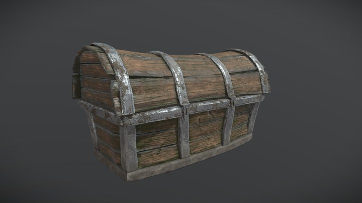 Treasure Chest [Low Poly] 3D Model