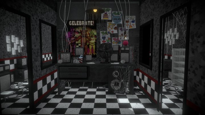 FNaF 1 Office 3D Model