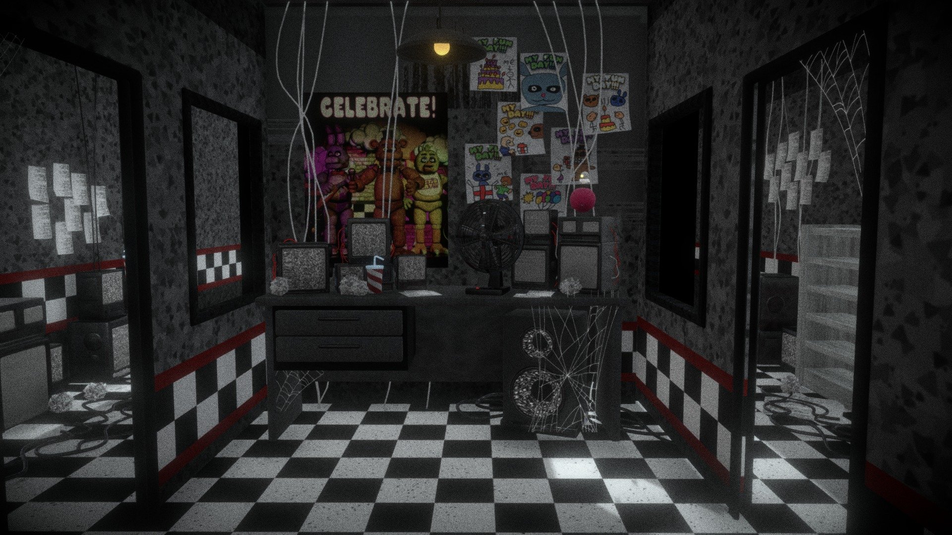 FNaF 1 Office - Download Free 3D model by kurinov8sergey [716a0f2 ...