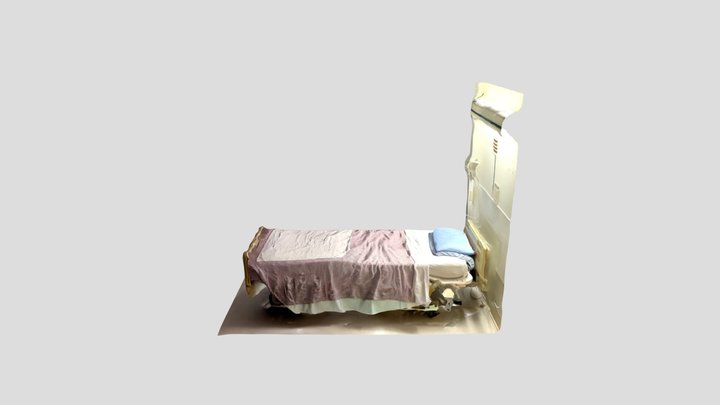 Hospital bed 3D Model