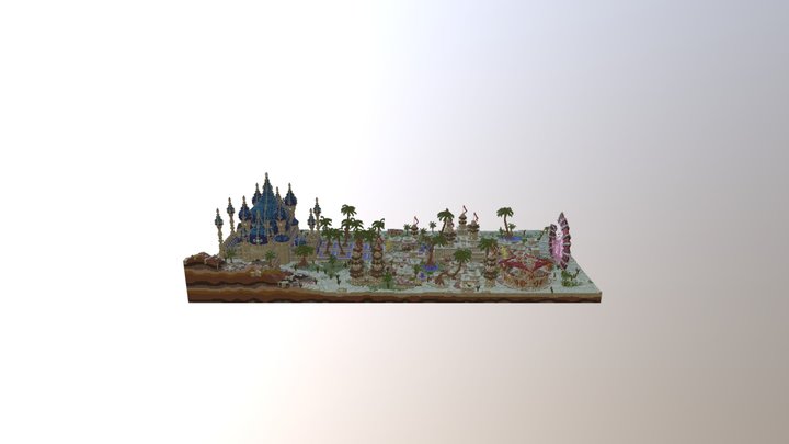 Cité de Gaspézia by Zhaeva 3D Model