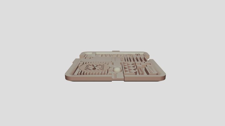 BUILD PLATE CALIBRATION XL - RERF Combatible 3D Model