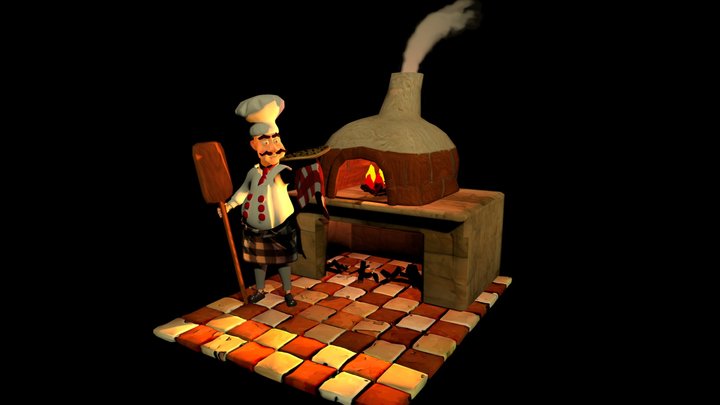 Le secret de la pissaladière 3D Model