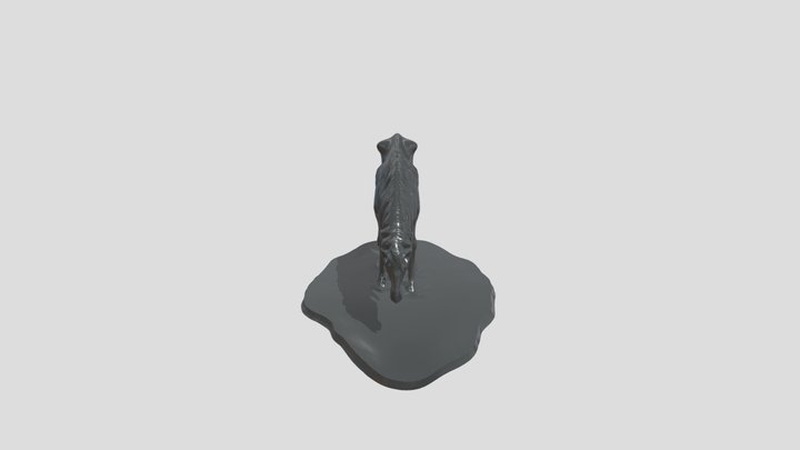 Scottish Kelpie 3D Model