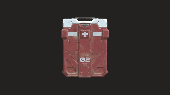 Medkit 02 (Ben Mauro concept) 3D Model