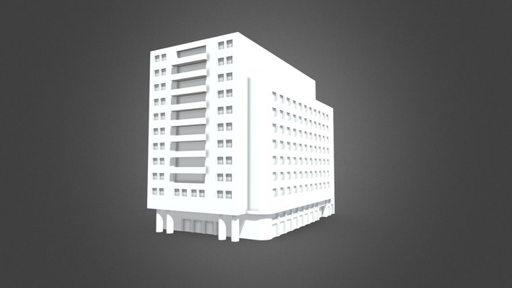 Edificio Calle Bandera 1 3D Model
