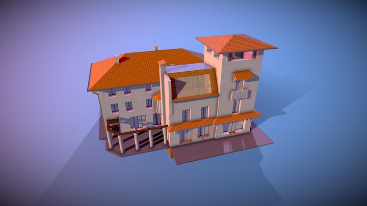 Villa MODELISATION 3D - BIM 3D Model