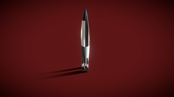 V2 Rakete 3D Model