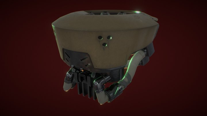 GAP: Sci Fi Helmet 3D Model
