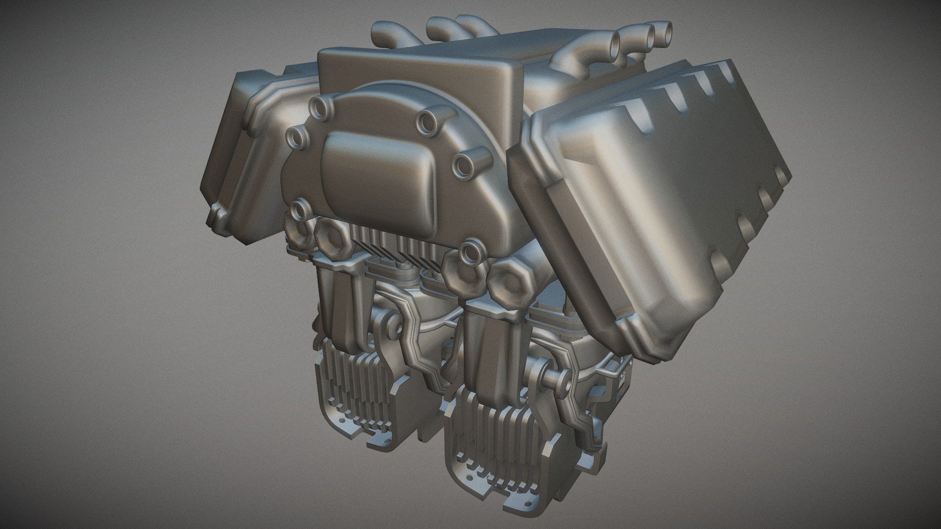 Engine X | Faces 111k | Tris 224k | No-Mat — Sketchfab embed 3D viewer