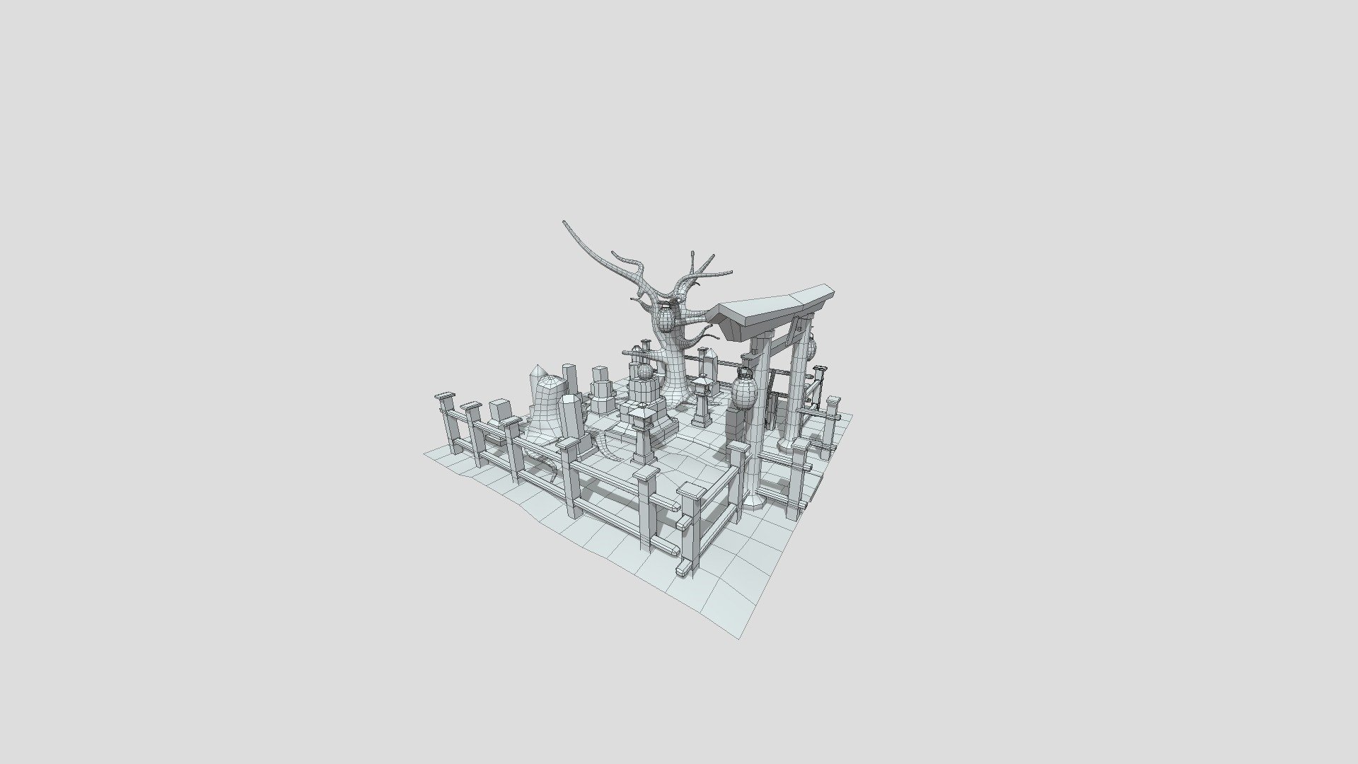FBX Japanese Cemetary Revised