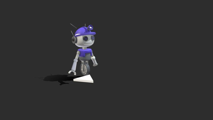 Idle Walk moving Finsihed Robot Tafe 3D Model