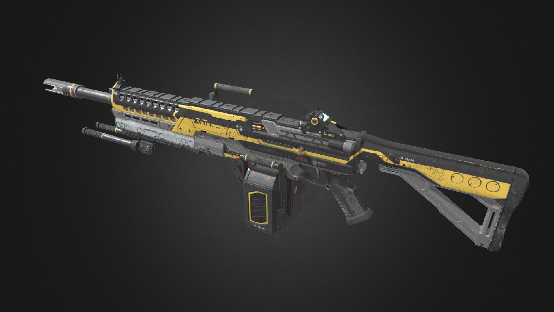 Apex Legends Devotion High Poly Fanart - 3D model by Soundless ...