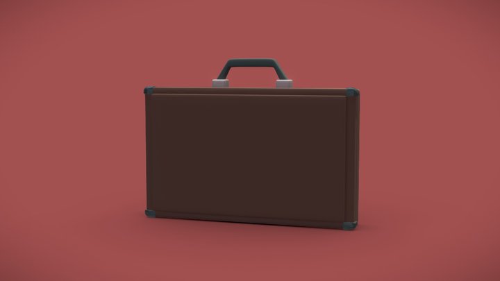 Simple Suitcase 3D Model