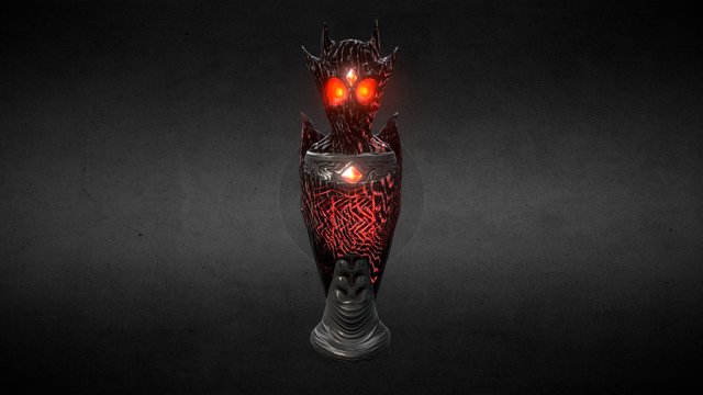 Ash Statue 3D Model