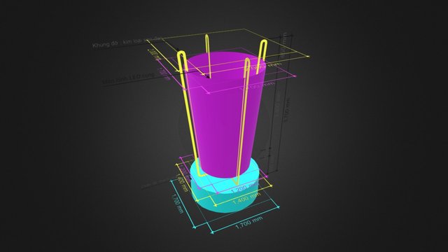 VNM - Glass Of Milk - DIM 3D Model