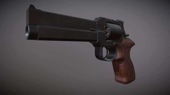 Mateba 2006M revolver 3D Model