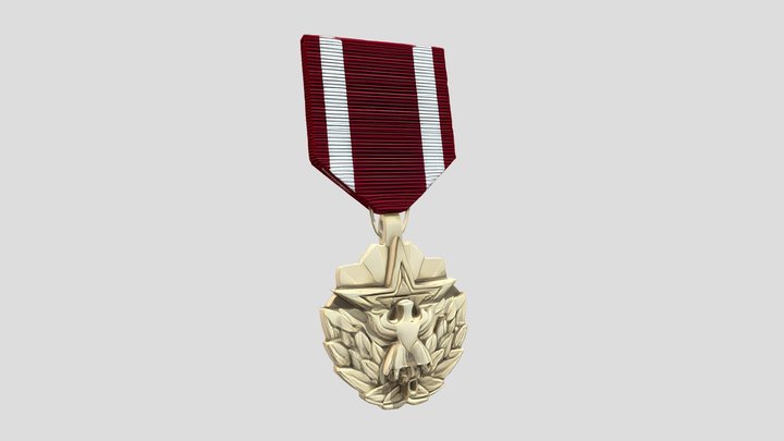 Meritorious Service Medal 3D Model