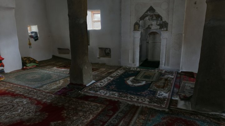 Juma Mosque of Kala Koreysh. Dagestan, Russia. 3D Model