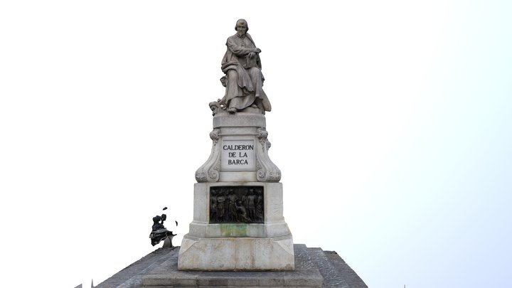 Monumento a Calderon de la Barca 3D Model