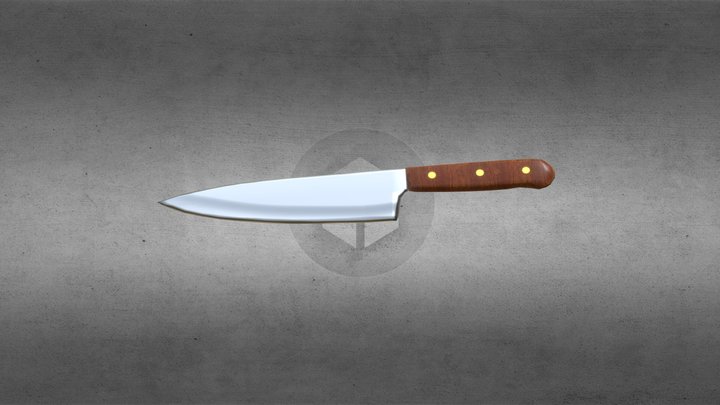 Low Poly Knife - Cuchillo 3D Model