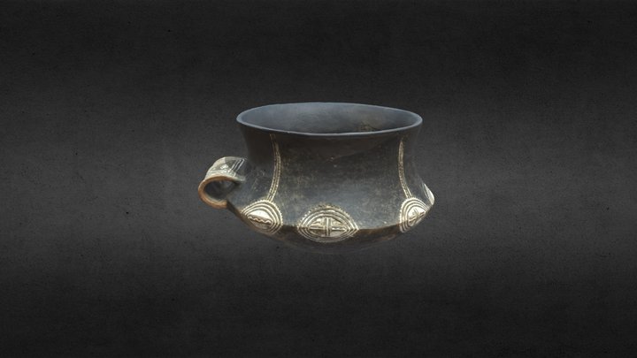 Posuda široka 3D Model