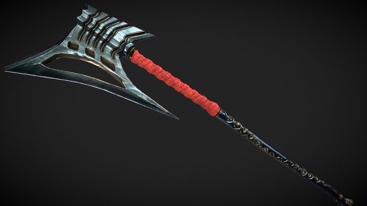 DEADHUNTERS - Great Axe Tier 4 3D Model