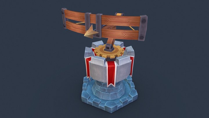 Crossbow Tower 3D Model