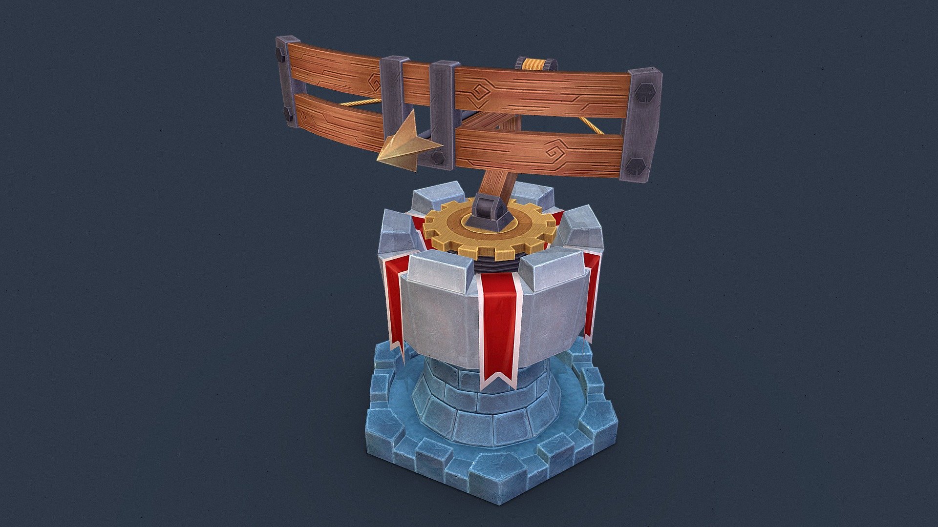 Crossbow Tower - 3D model by Huy Trịnh (@Raykaiser) [7177b7b] - Sketchfab