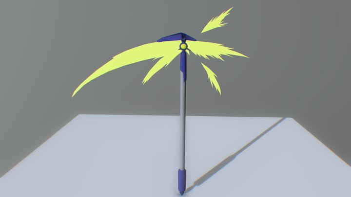 Bardiche - Scythe Form 3D Model