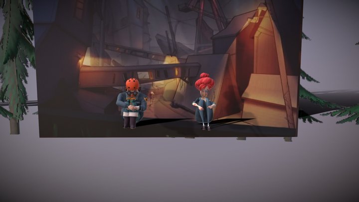 Visitors Den 3D Model