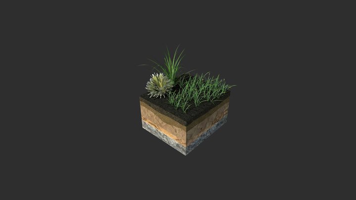 3D Soil Layers 3D Model