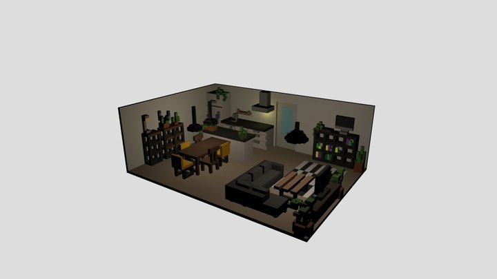 Living room 3D Model