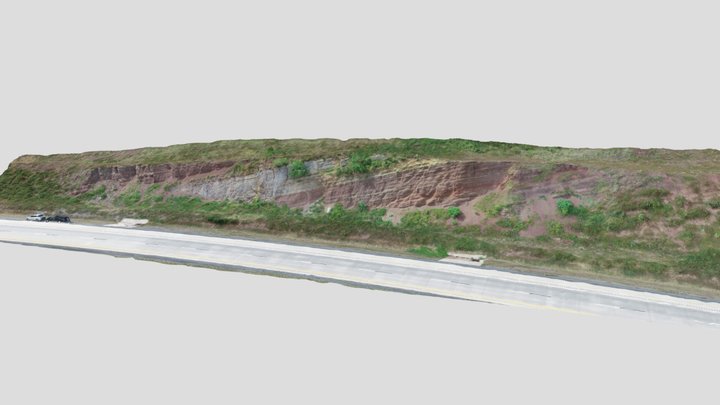 Limestone within the Mauch Chunk Formation 3D Model