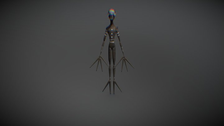 JR's Whitered Marionette 3D Model
