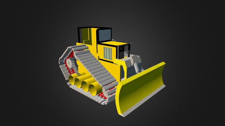 bulldozer case 3D Model