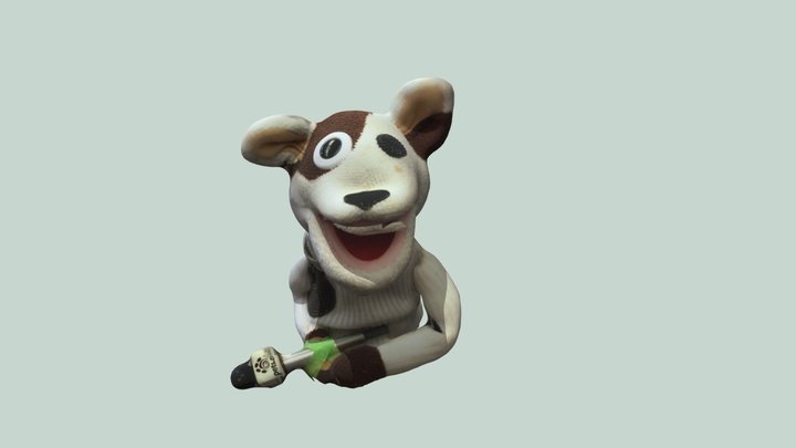 The Pets.com Sock Puppet 3D Model