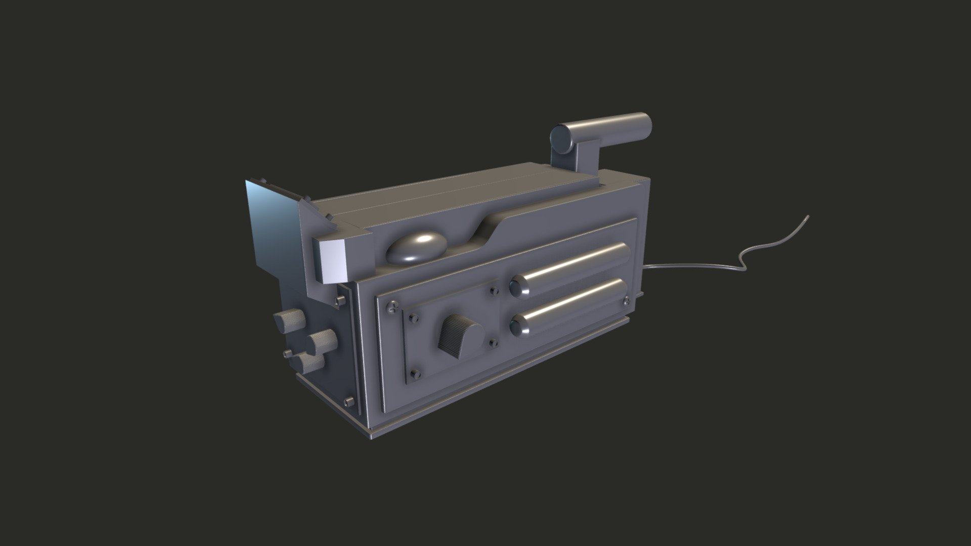 GhostBuster Trap - 3D model by wjjleroy [718163c] - Sketchfab