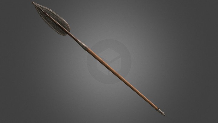 Basic Spear 3D Model