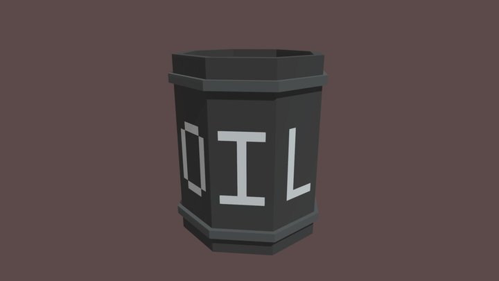 Blockbench Barrel 3D Model