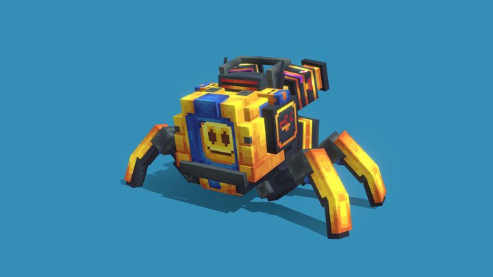 Smart Spider Drone 3D Model