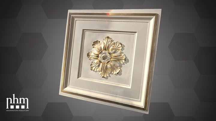 Decorative rosette from Hall 6 – Modello 3D gratuito STL