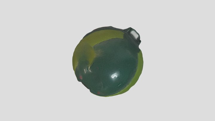 Pokéball Verde 3D Model