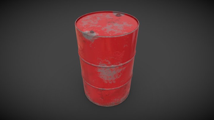 Metal Container 3D Model