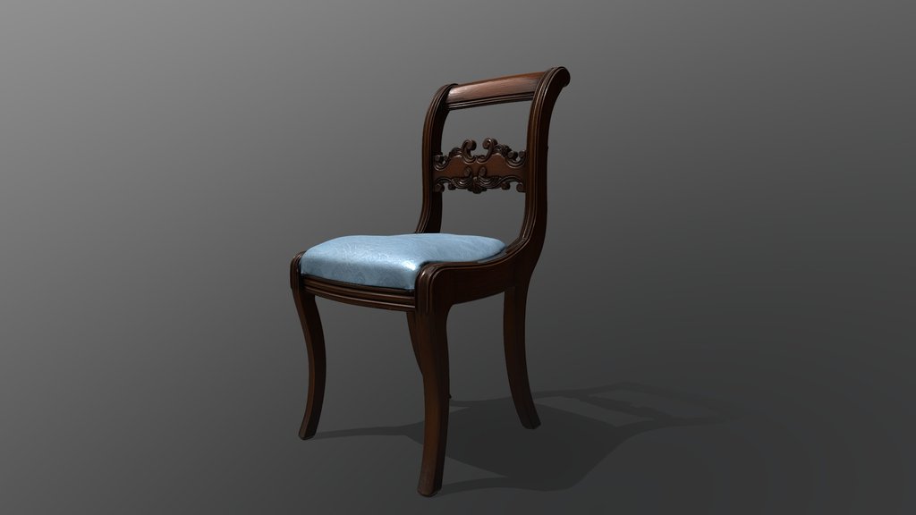 Antique Victorian Wooden,Vintage, Carved Chair