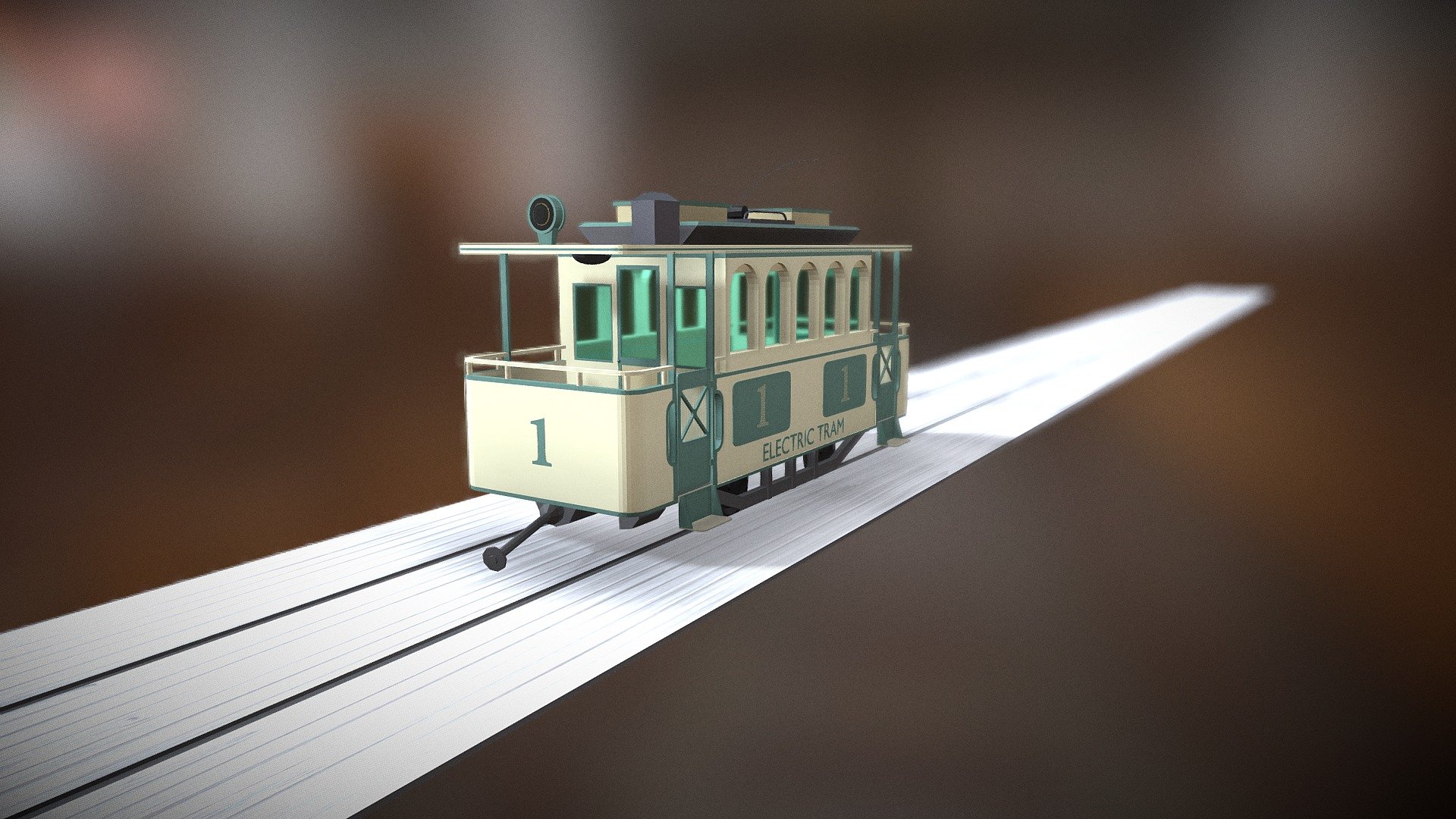 Old Electric Tram - Download Free 3D model by ezariucosmin (EnZa ...