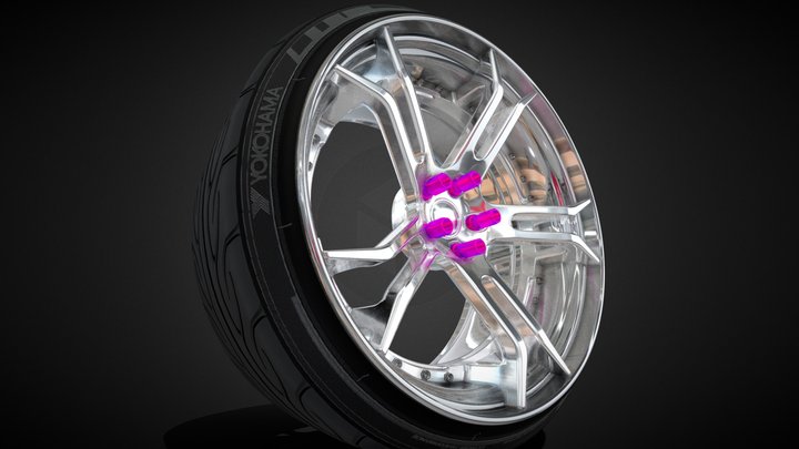 wheel 003 3D Model