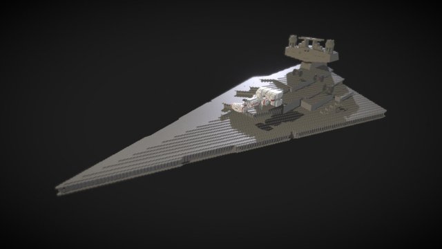 Minecraft Star Destroyer 3D Model