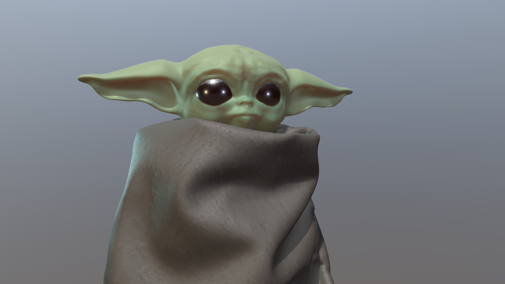 Baby Yoda Download Free 3d Model By Lukas Hahn Graphics
